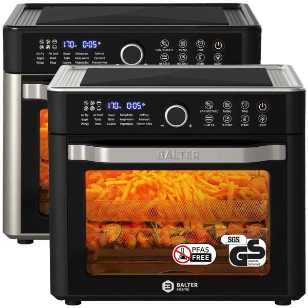 BALTER HL-2200 22 Liter Heißluftfritteuse XXL Air Fryer